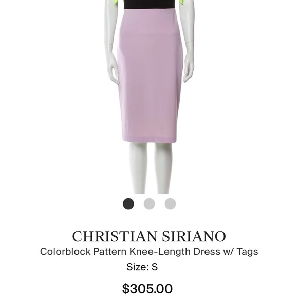NWOT Christian Siriano Colorblock Dress​ - Picture 2 of 7